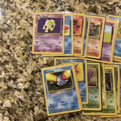 Lot Of 102-Vintage Fossil Regular Rare Pokemon TCG Cards-Psyduck/Slowbro/Grimer - Image 2