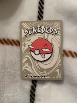 POKEDERP SHADOWBUD GENGAR 1ST EDITION BLACKOUT CARD 6/7 - Image 2