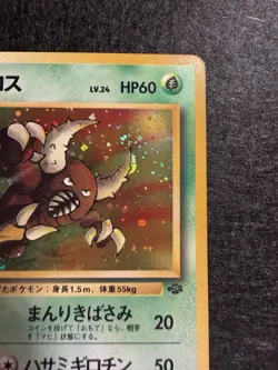 Pokemon Japanese TCG Pinsir Holo Rare Card 9/64 Jungle LP - Image 4