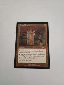 MTG 1x Grim Monolith Urza's Legacy Magic the Gathering Card x1 - Image 1