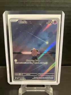 Cleffa Scarlet & Violet Obsidian Flames Pokemon TCG Card 202/197 NM - Image 1