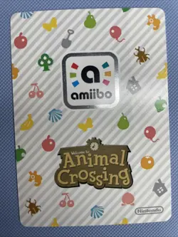 Pate #131 Animal Crossing Amiibo Card Authentic Series 2 MINT NEVER SCANNED - Image 2