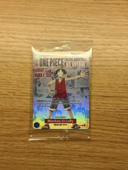 One Piece Monkey.D.Luffy US College Basketball Promo Card - Image 1
