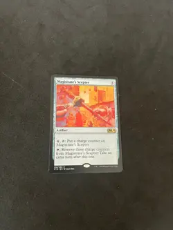 Magistrate's Scepter [Core Set 2019] Magic MTG Cards LP - Image 1