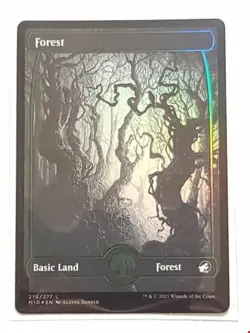 Forest (276) Innistrad: Midnight Hunt Foil Near Mint - Image 1