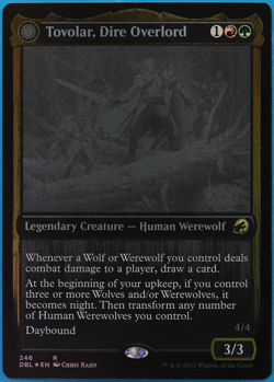 Tovolar, Dire Overlord (Silver Screen) FOIL Innistrad Double Feature NM (507383) - Image 1