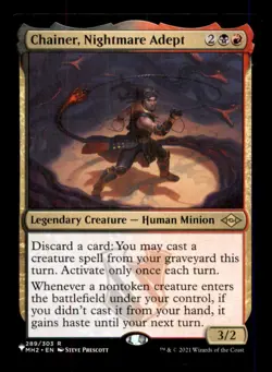 Chainer, Nightmare Adept LP Light Play The List MTG [12509] - Image 1