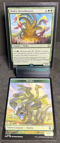 Hydra Broodmaster Commander: Modern Horizons 3 Regular - Comes w/ matching token - Image 1