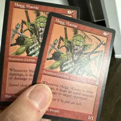 MTG - 2x Mogg Maniac - Stronghold - NM/EX - $1 Shipping - Image 1