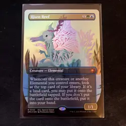 Risen Reef (Borderless Foil) Mythic MTG Special Guest Lorwyn Eclipsed - Image 1