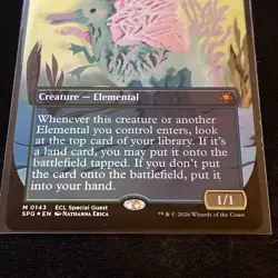 Risen Reef (Borderless Foil) Mythic MTG Special Guest Lorwyn Eclipsed - Image 3