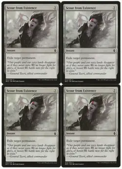 MTG Scour from Existence x4 Battle for Zendikar Common NM Playset - Image 1