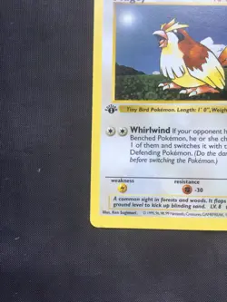 Pokemon Cards: Base Set 1st Edition Common: Pidgey 57/102 - Image 5