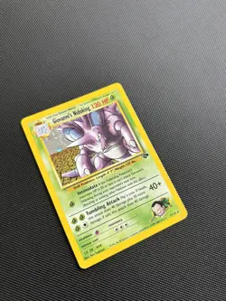 Pokemon Card Gym Challenge Set Holo Giovanni's Nidoking 7/132 WOTC - Image 2