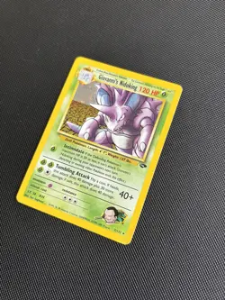 Pokemon Card Gym Challenge Set Holo Giovanni's Nidoking 7/132 WOTC - Image 3