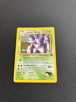 Pokemon Card Gym Challenge Set Holo Giovanni's Nidoking 7/132 WOTC - Image 4