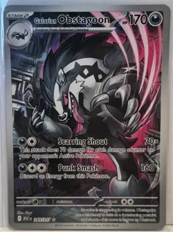 Galarian Obstagoon Asc En Ascended Heroes 245/217 Pokemon Illustration Rare - Image 1