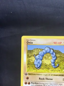 Pokemon Cards: Base Set 1st Edition Common: Onix 56/102 - Image 2