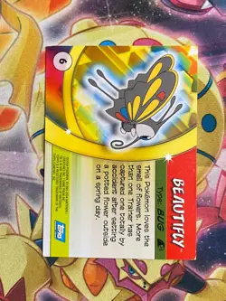 Beautifly #6 Pokemon Topps Advanced Challenge 2004 HP - Image 2