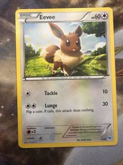 Eevee 4/30 XY Trainer Kit: Pikachu Libre & Suicune LP Pokemon FREE SHIPPING - Image 1