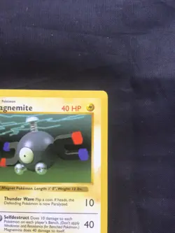 Pokemon Cards: Base Set 1st Edition Common: Magnemite 53/102 - Image 3