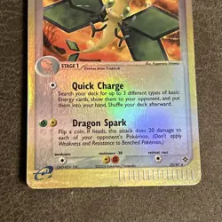 Pokemon TCG Vibrava 22/97 Reverse Holo Rare EX Dragon MP - Image 3