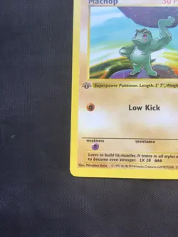 Pokemon Cards: Base Set 1st Edition Common: Machop 52/102 - Image 5