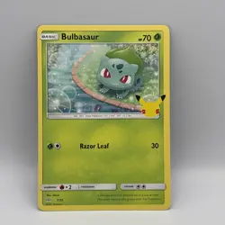 Bulbasaur 1/25 mcdonalds promo pokemon card Non Holo - Image 1