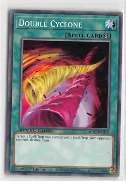 Speed Duel GX: Duel Academy Box Common SGX1-END15 Double Cyclone - Image 1