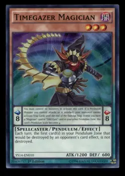 Yu-Gi-Oh! TCG Timegazer Magician Timegazer Magician Holo LP - Image 1