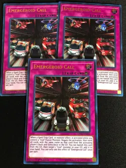 Yugioh Emergeroid Call LEDU-EN032 1st Ultra x3 (NM) - Image 1