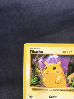Pokemon Cards: Base Set Shadowless Common: Red Cheek Pikachu 58/102 - Image 2