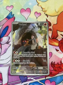 Pokemon TCG Torkoal Scarlet & Violet Twilight Masquerade Holo Card 172/167 - Image 3