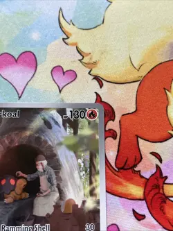 Pokemon TCG Torkoal Scarlet & Violet Twilight Masquerade Holo Card 172/167 - Image 4