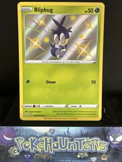 Pokemon Card Blipbug SV007/SV122 Shining Fates Shiny Vault NM - Image 1