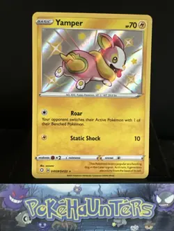 Pokemon Card Yamper SV039/SV122 Shining Fates Shiny Vault Holo Rare NM - Image 1