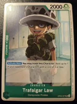 Trafalgar Law OP05-027 Uncommon Awakening Of The New Era One Piece Card Game - Image 1