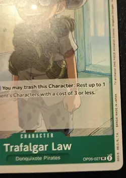Trafalgar Law OP05-027 Uncommon Awakening Of The New Era One Piece Card Game - Image 5