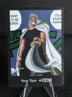 DON!! Card OP12 Foil DON Silvers Rayleigh EN One Piece Card Game NM - Image 1