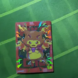 Eif Origins 4.0 Poncho Pikachu charizard card. Pokemon non-TCG - Image 1