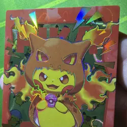 Eif Origins 4.0 Poncho Pikachu charizard card. Pokemon non-TCG - Image 4