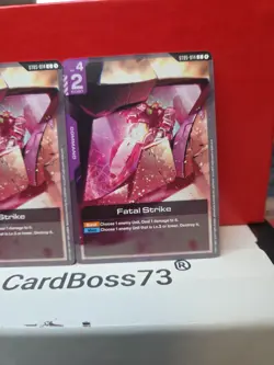 CELESTIAL DRIVE 2x FATAL STRIKE STO5-014 Gundam Card Game- Common - Image 5