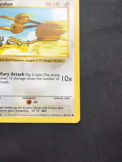 Pokemon Cards: Base Set 1st Edition Common: Doduo 48/102 - Image 4