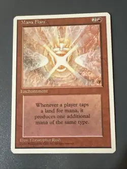 Mana Flare X1 4th Edition Ex Condition See Pics Front Back - Image 1