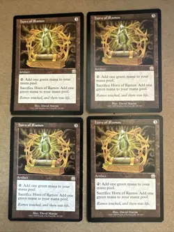 Horn Of Ramos X4 Mercadian Masques Light Play Condition See Pic Front Back - Image 1