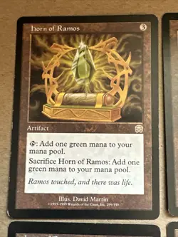Horn Of Ramos X4 Mercadian Masques Light Play Condition See Pic Front Back - Image 2