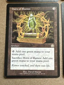 Horn Of Ramos X4 Mercadian Masques Light Play Condition See Pic Front Back - Image 5