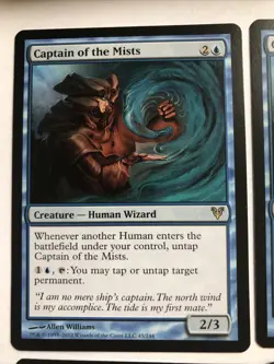 Captain Of The Mists X4 Avacyn Restored Mtg Ex+/NM Condition See Pics Front Back - Image 2