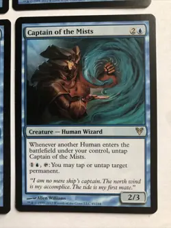 Captain Of The Mists X4 Avacyn Restored Mtg Ex+/NM Condition See Pics Front Back - Image 4