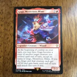 Magic: The Gathering Gogo, Mysterious Mime Legendary Creature Final Fantasy Red. - Image 1